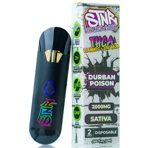 STNR Durban Poison 2000mg THCA Vape Pen